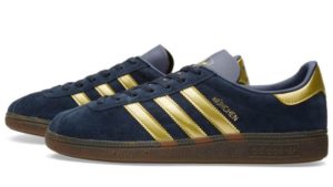 Adidas Munchen синие с золотым (40-44)