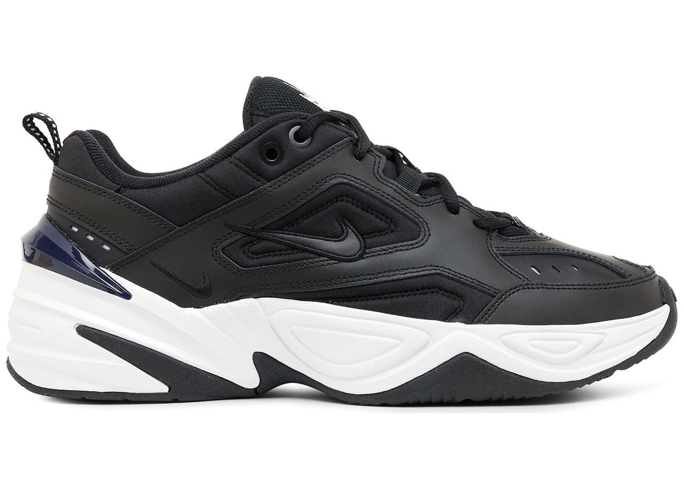 nike m2k tekno black and white womens