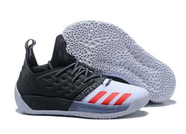 Adidas Harden Vol.2 черные с серым и красным (40-45)