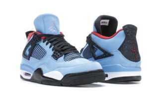 Nike Air Jordan 4 Retro 'Cactus Jack' светло-синие (40-44)