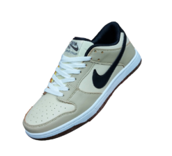 Nike SB Dunk Low Pro бежевые кожа-нубук мужские (40-45)