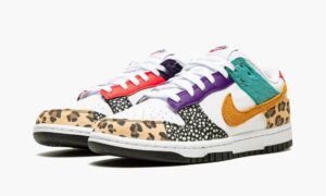 Nike SB Dunk Low SE WMNS "Safari Mix" разноцветные кожа-нубук мужские-женские (40-44)