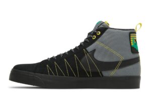 Nike SB Zoom Blazer Mid черно-серые нубук мужские (40-44)